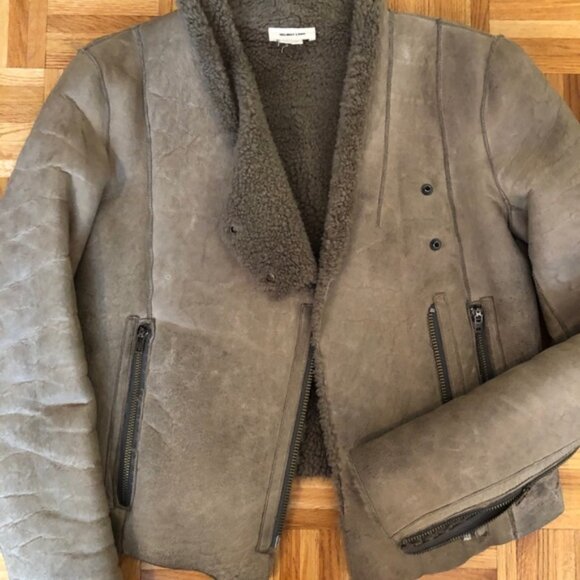 Helmut Lang Weathered Shearling Jacket  - Small - Picture 14 of 16